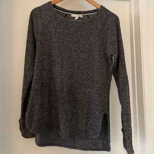 Zella Charcoal Crew Neck Sweater